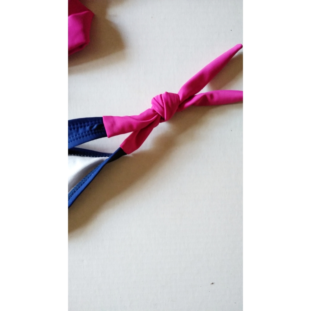 Fuchsia X Style Push Up Bikini Swimsuit - Picture 6 of 6